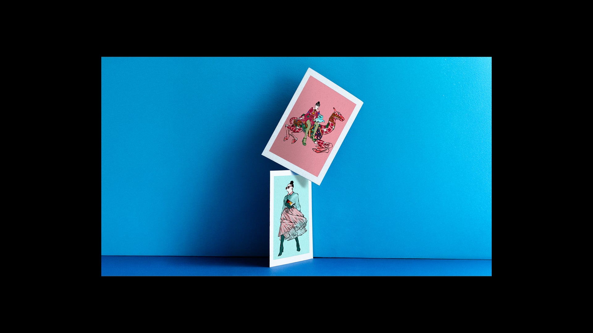 David Undetiwan luxury mock-up, showcasing couture illustration in high-end visual presentation