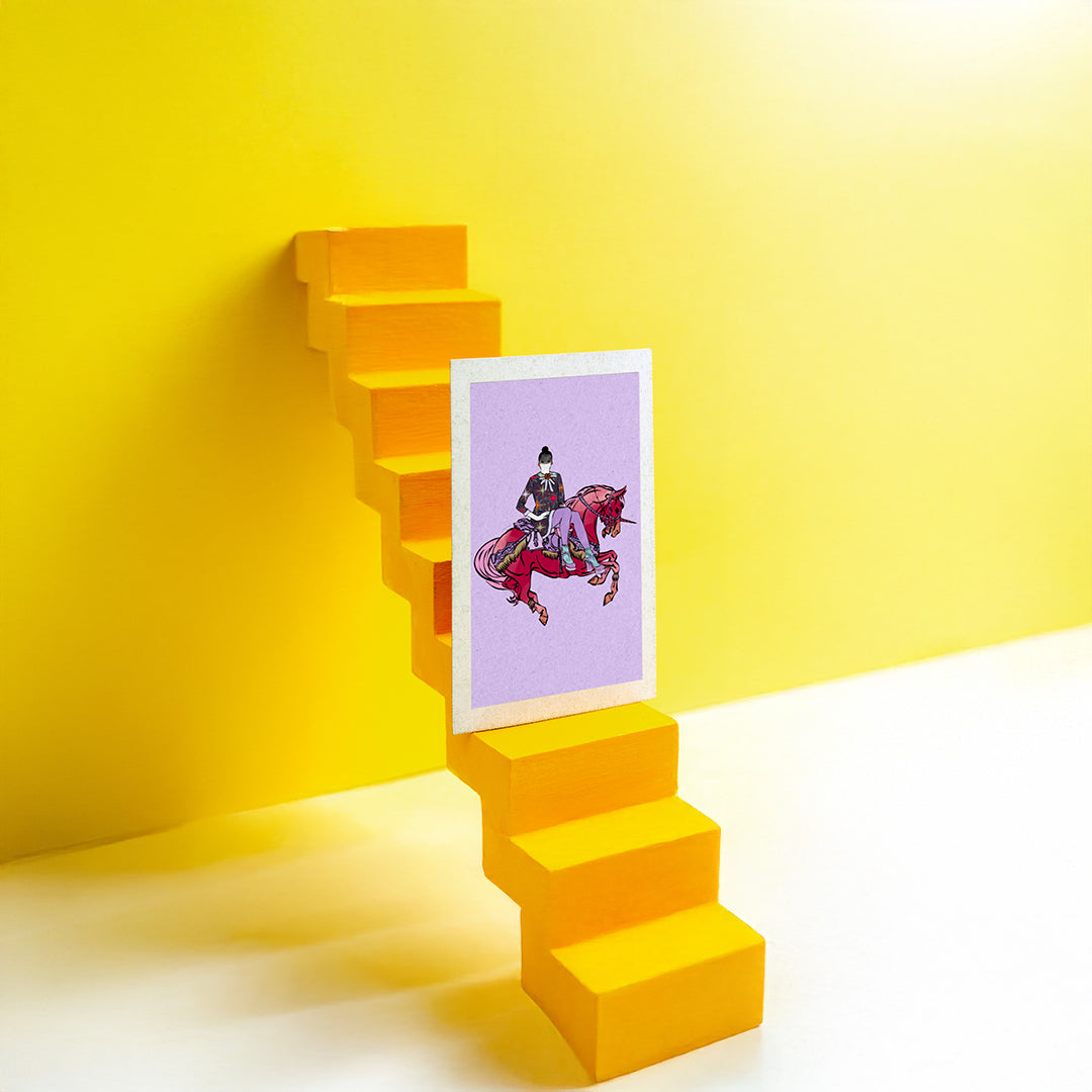 David Undetiwan artisanal illustration Revival, luxury print on textured Fiore paper, couture-inspired craftsmanship