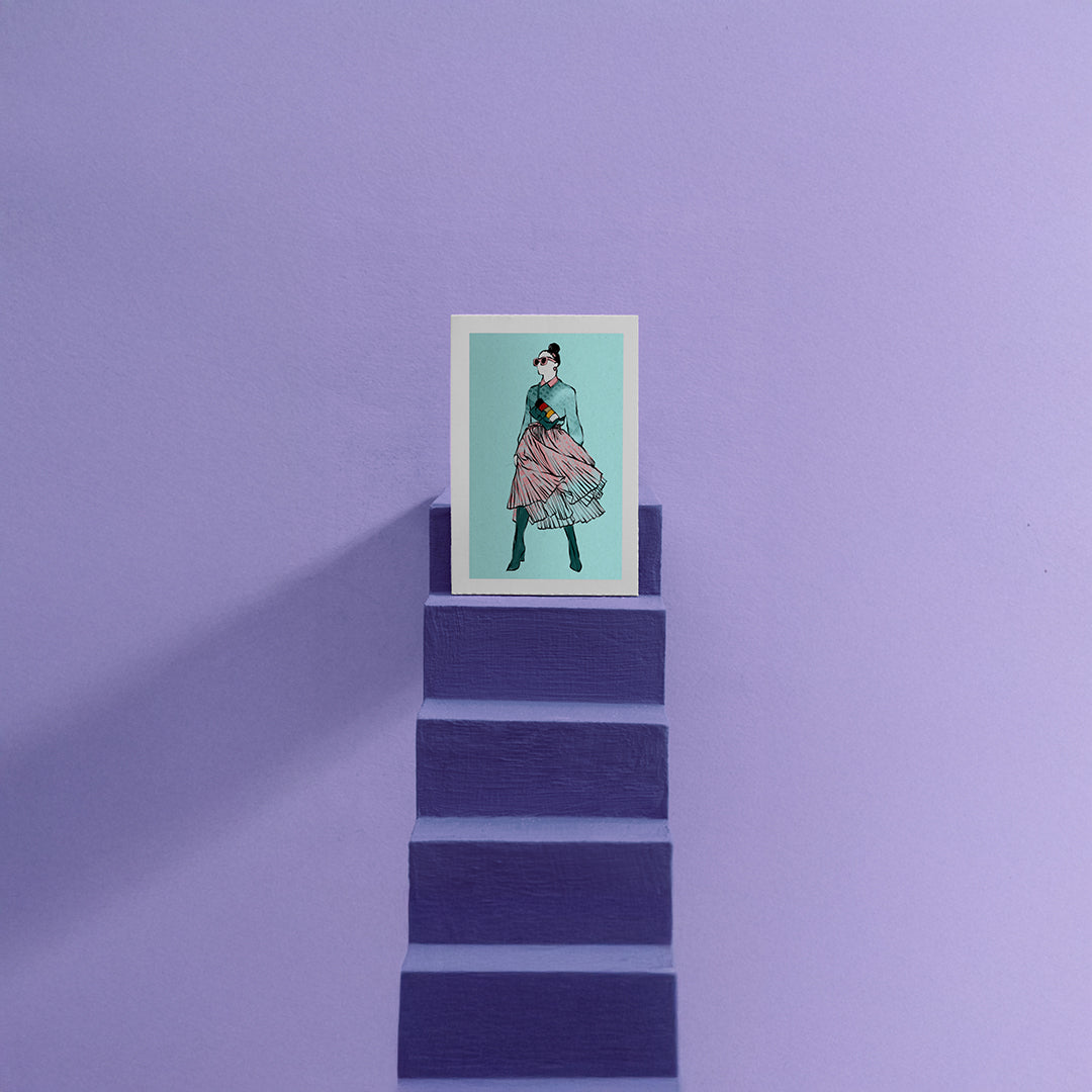 David Undetiwan luxury artwork Rise, limited edition Fiore paper print, craftsmanship detail, couture-inspired
